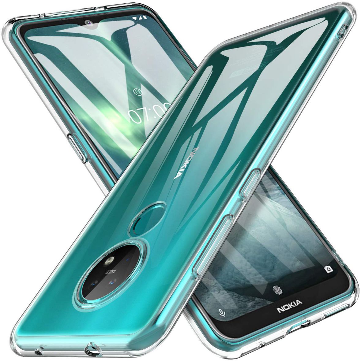 Nokia 6.2/Nokia 7.2 Hoesje Dun TPU Transparant afbeelding 2