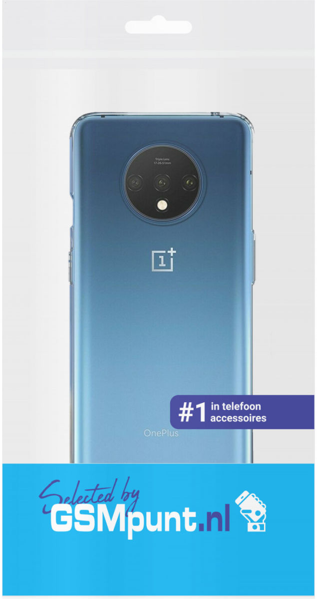 OnePlus 7T Hoesje Dun TPU Transparant afbeelding 3
