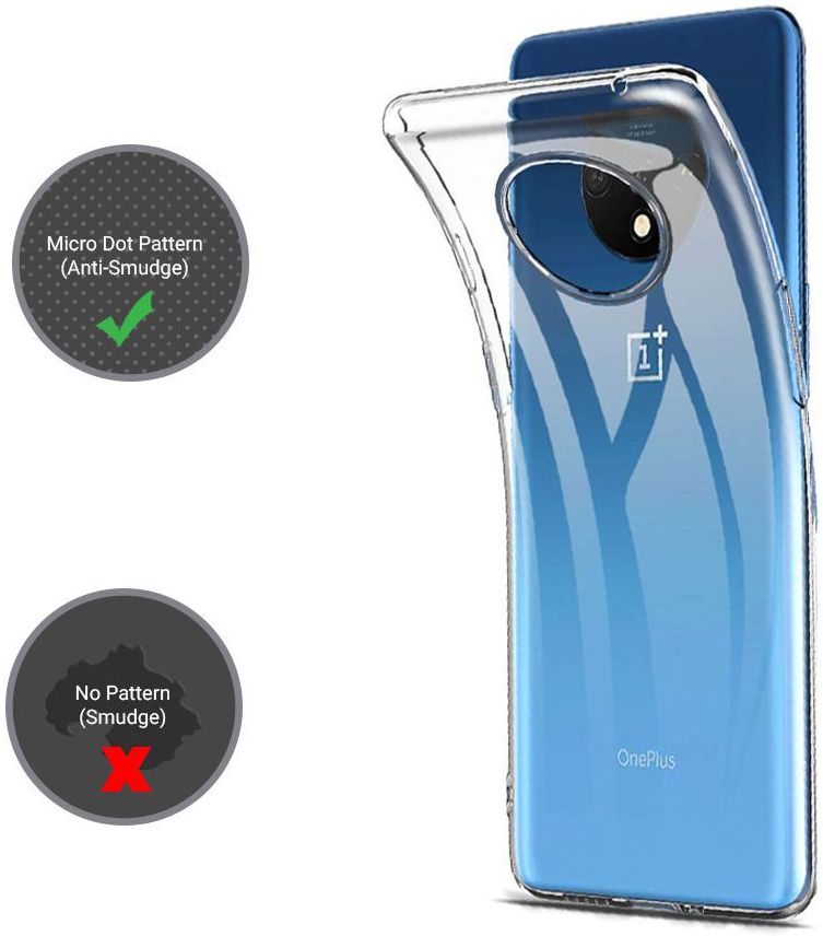 OnePlus 7T Hoesje Dun TPU Transparant afbeelding 4