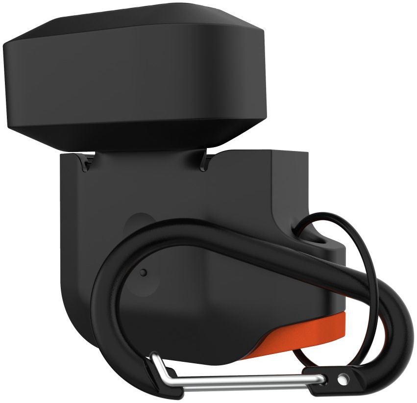 Urban Armor Gear Apple AirPods Hoesje Siliconen Zwart/Oranje afbeelding 10