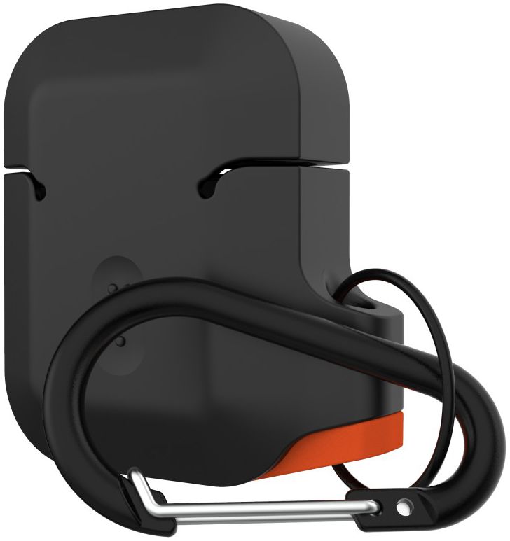 Urban Armor Gear Apple AirPods Hoesje Siliconen Zwart/Oranje afbeelding 11