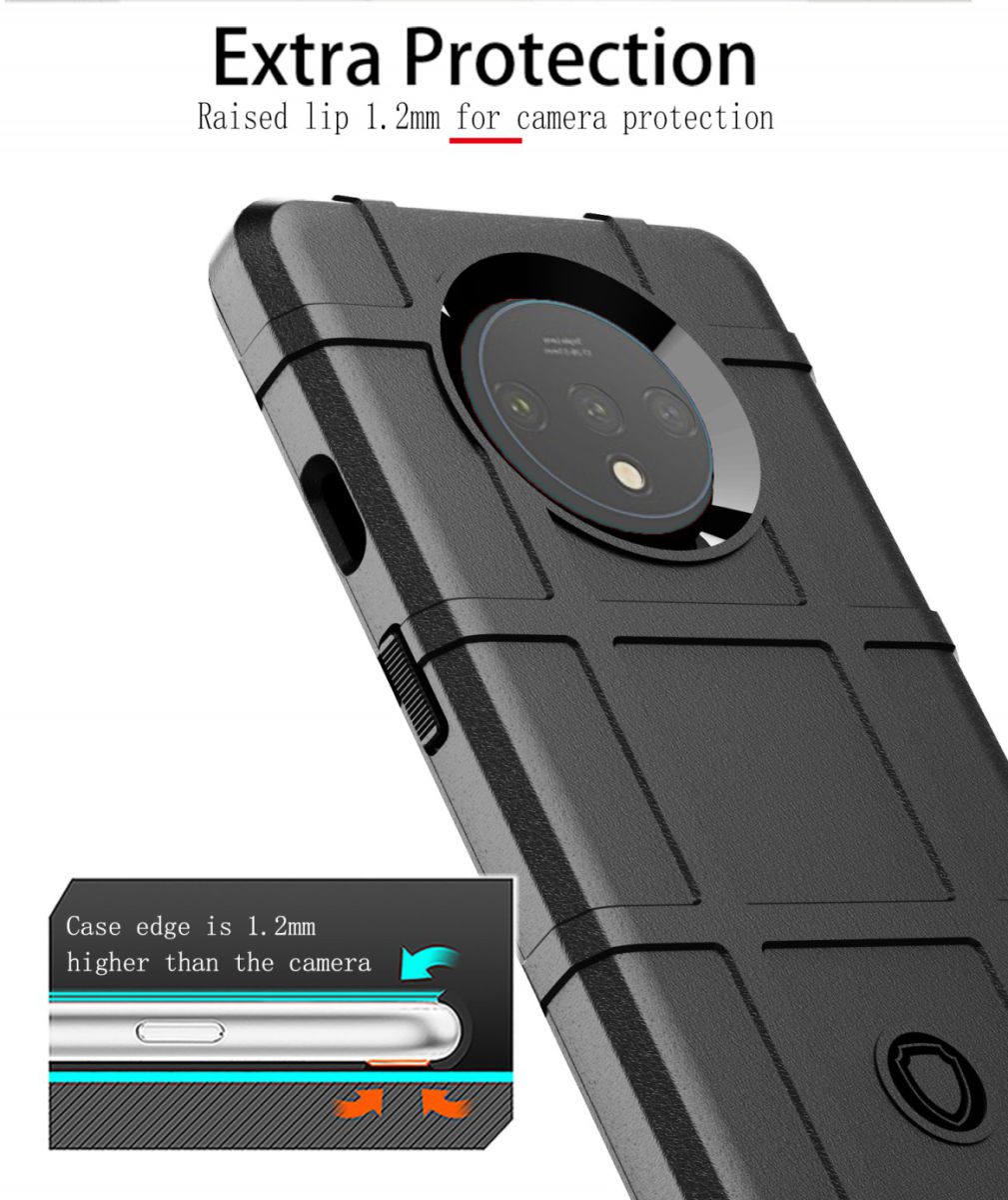 OnePlus 7T Anti-Shock TPU Backcover Blauw afbeelding 4