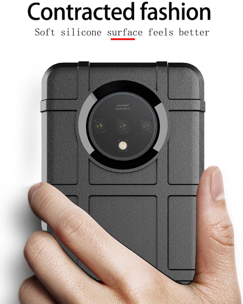 OnePlus 7T Anti-Shock TPU Backcover Blauw afbeelding 5