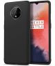 OnePlus 7T Twill Slim Texture Hoesje Zwart