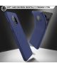 OnePlus 7T Twill Slim Texture Hoesje Blauw