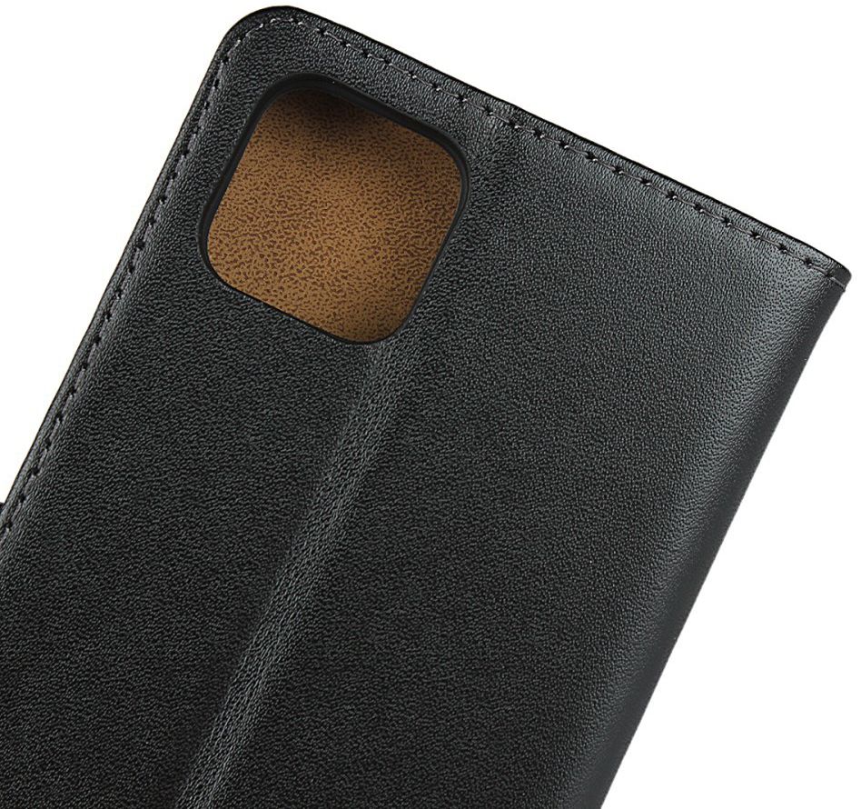 Google Pixel 4 XL Lederen Portemonnee Hoesje Zwart afbeelding 7
