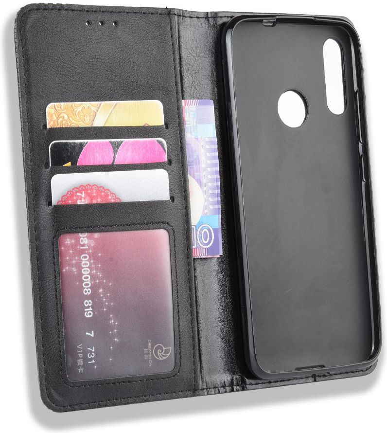 Motorola Moto E6s / E6 Plus Vintage Portemonnee Hoesje Blauw afbeelding 5