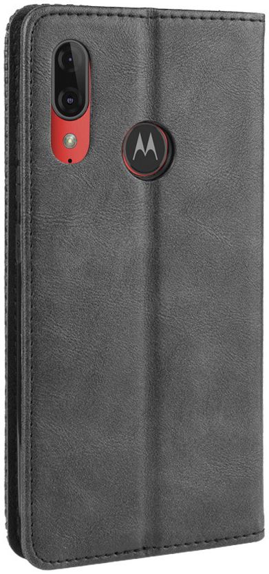 Motorola Moto E6s / E6 Plus Vintage Portemonnee Hoesje Blauw afbeelding 6