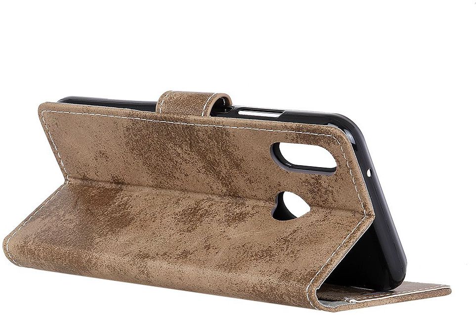 Motorola Moto E6s / E6 Plus Retro Portemonnee Hoesje Bruin afbeelding 5