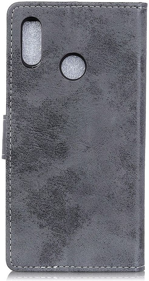 Motorola Moto E6s / E6 Plus Retro Portemonnee Hoesje Grijs afbeelding 5