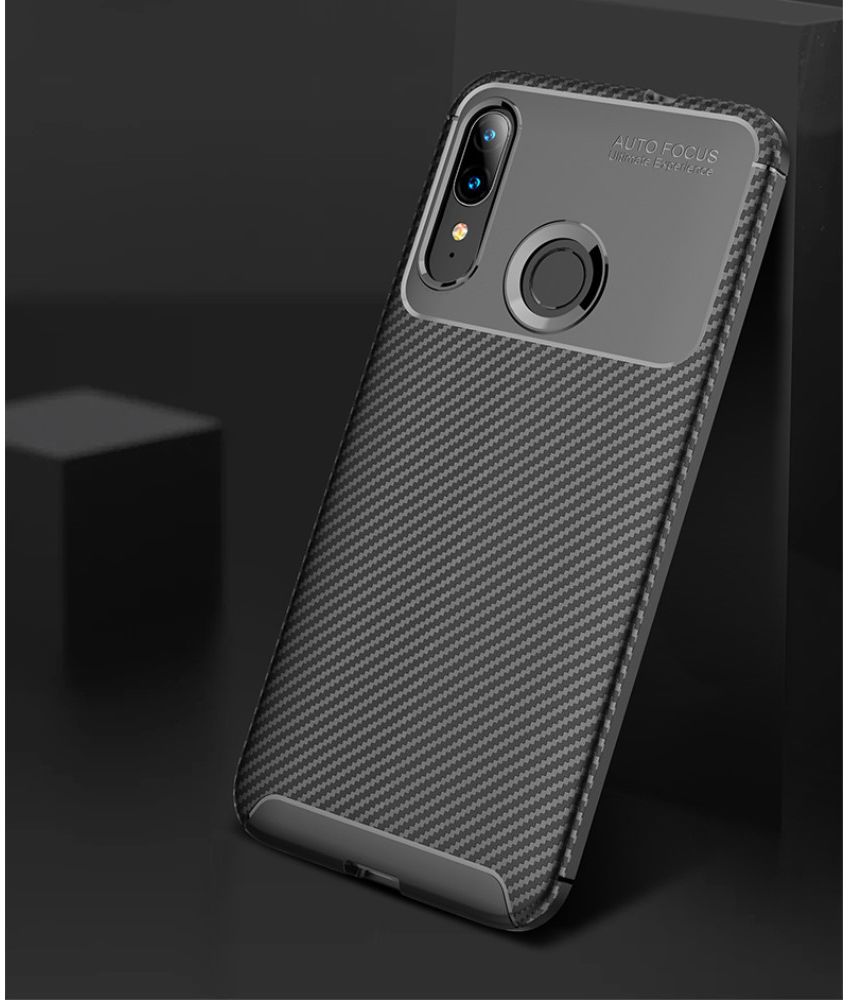Motorola Moto E6s / E6 Plus Siliconen Carbon Hoesje Zwart afbeelding 12