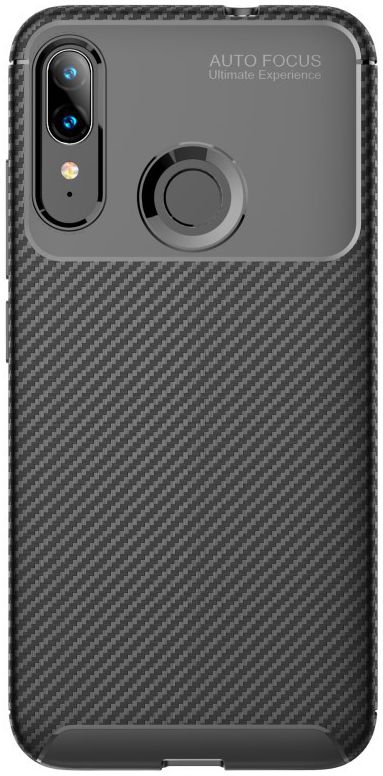Motorola Moto E6s / E6 Plus Siliconen Carbon Hoesje Zwart afbeelding 7