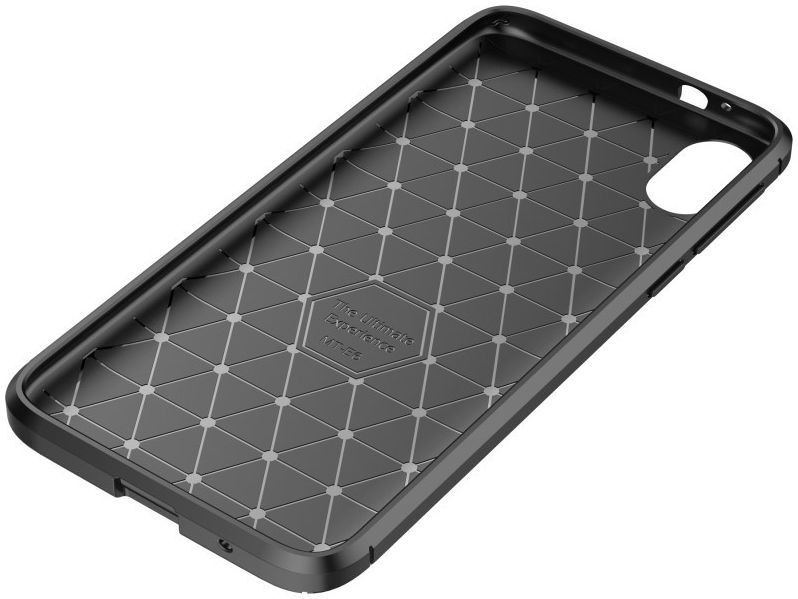Motorola Moto E6s / E6 Plus Siliconen Carbon Hoesje Zwart afbeelding 10