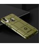 Motorola Moto E6s / E6 Plus Rugged Armor Hoesje Groen
