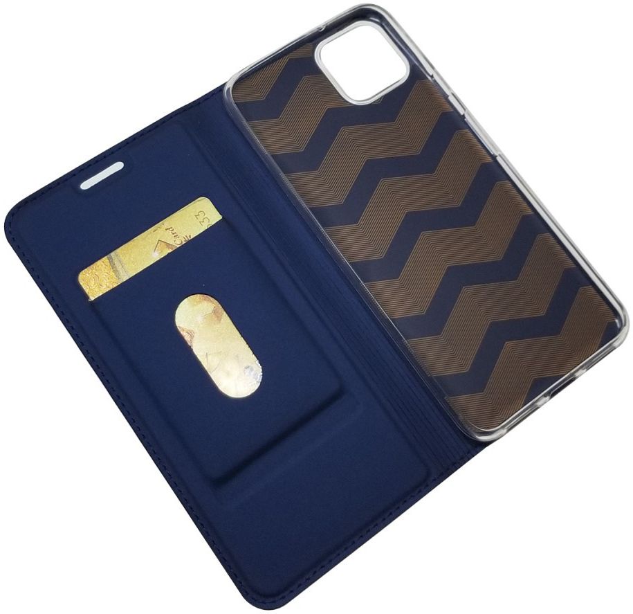 Google Pixel 4 Hoesje met Kaarthouder Blauw afbeelding 2