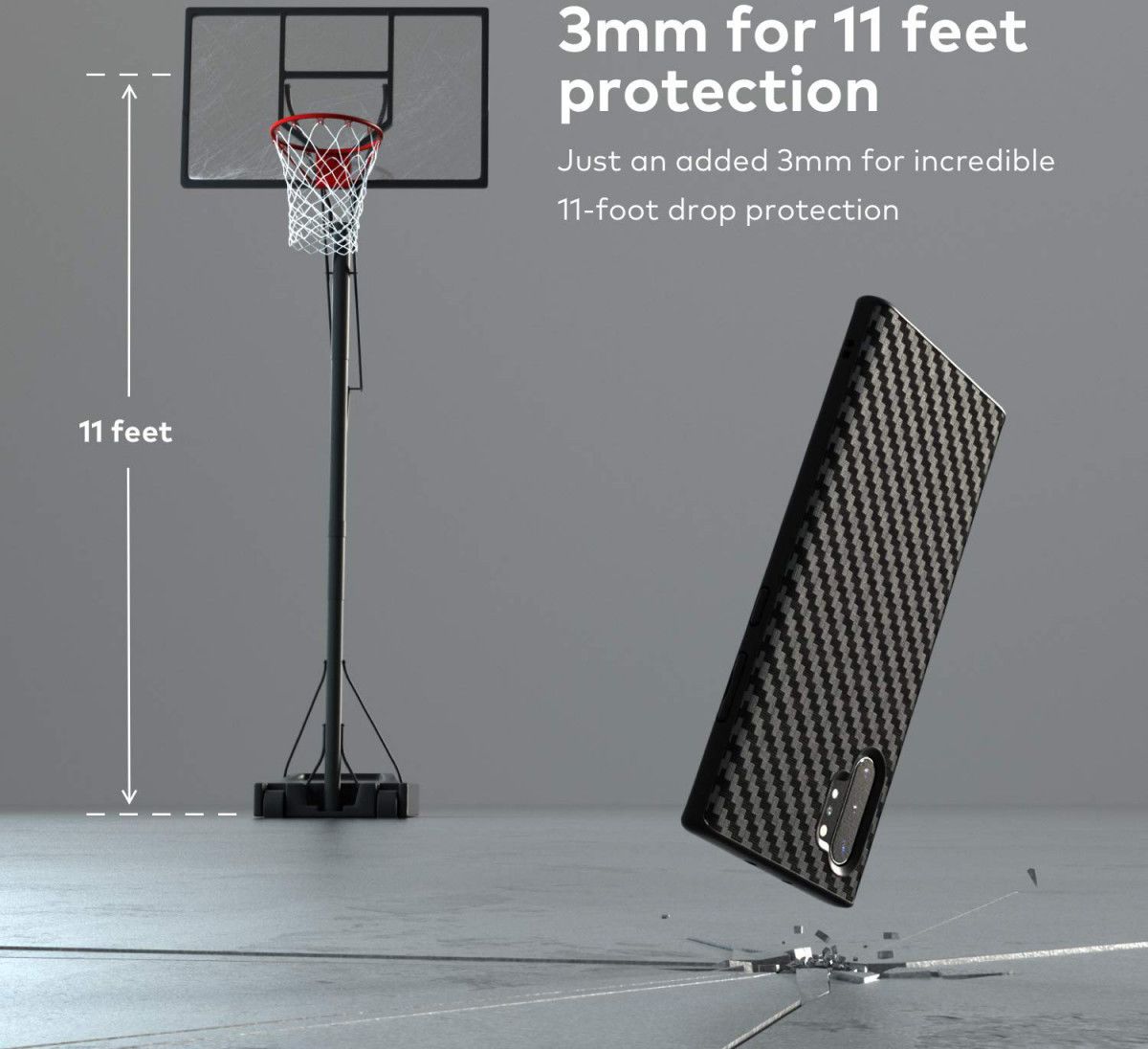 RhinoShield SolidSuit Samsung Galaxy Note 10 Hoesje Carbon Zwart afbeelding 4