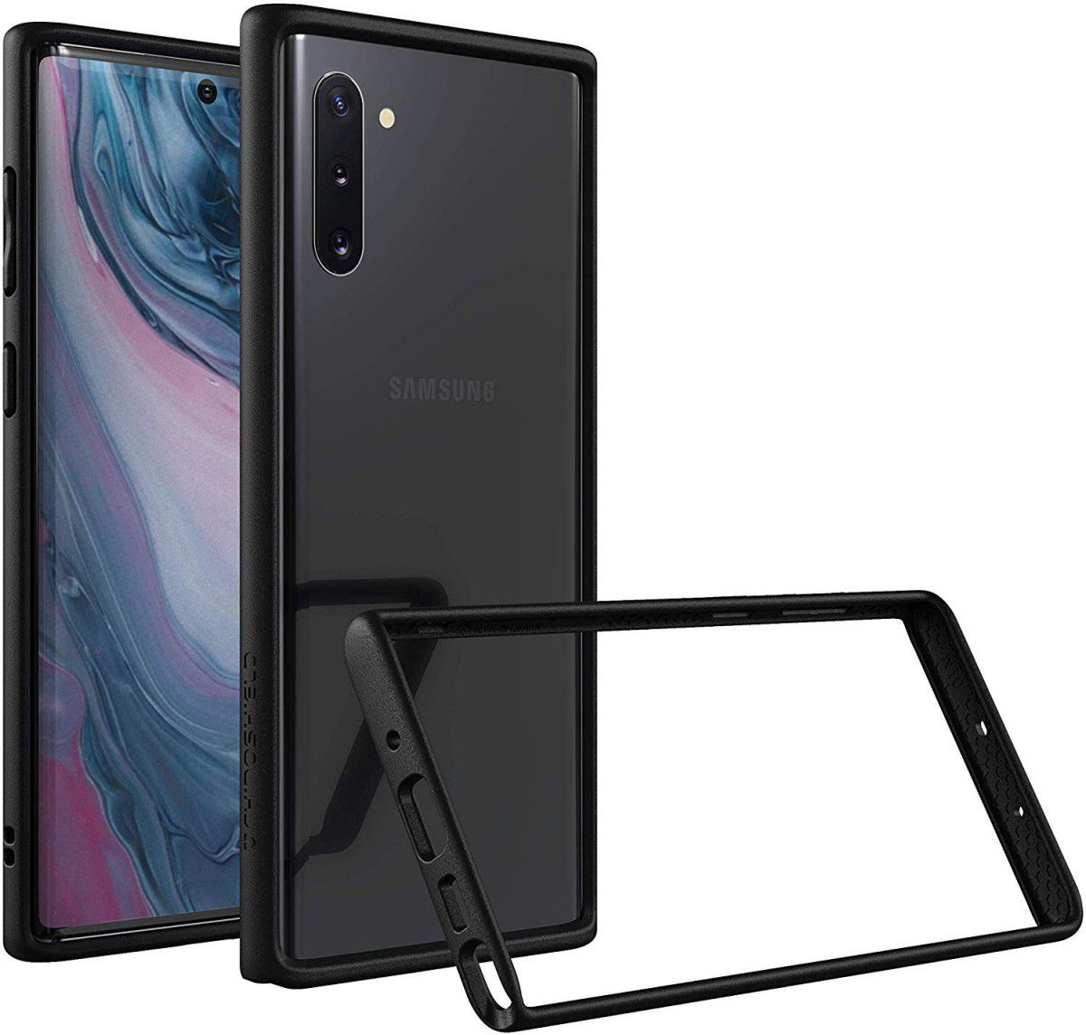 RhinoShield CrashGuard Samsung Galaxy Note 10 Bumper Hoesje Zwart afbeelding 1