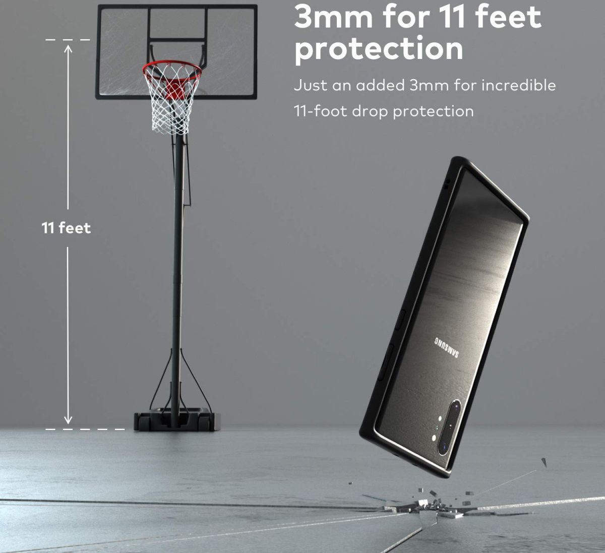 RhinoShield CrashGuard Samsung Galaxy Note 10 Bumper Hoesje Zwart afbeelding 4
