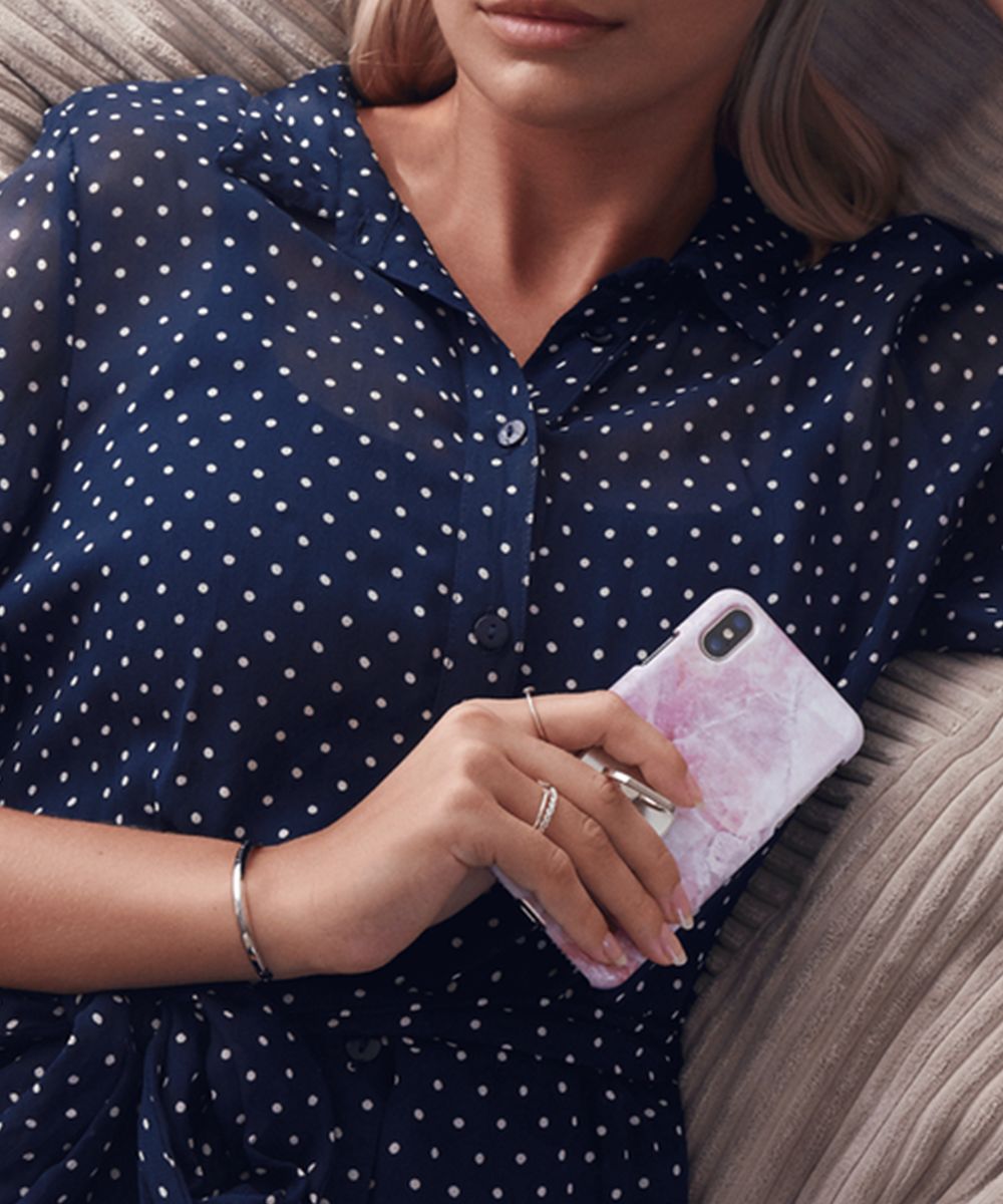 iDeal of Sweden Fashion Apple iPhone 11 Hoesje Pilion Pink Marble afbeelding 4