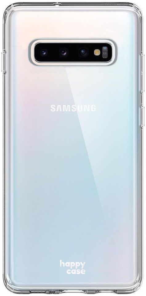 HappyCase Galaxy S10 Plus Flexibel TPU Hoesje Clear Print afbeelding 1