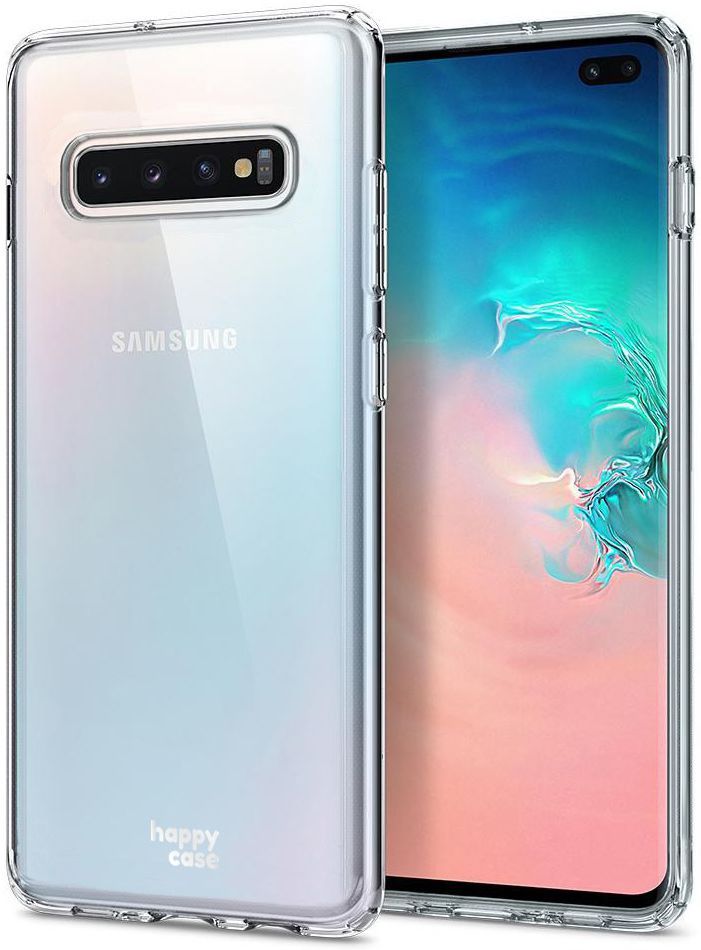 HappyCase Galaxy S10 Plus Flexibel TPU Hoesje Clear Print afbeelding 2