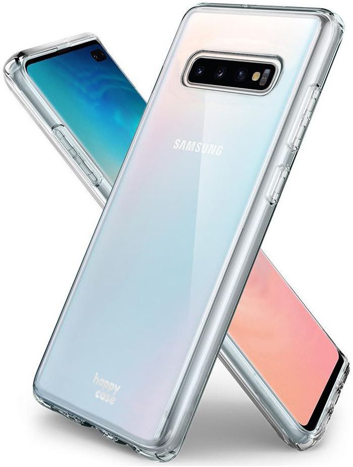 HappyCase Galaxy S10 Plus Flexibel TPU Hoesje Clear Print afbeelding 5