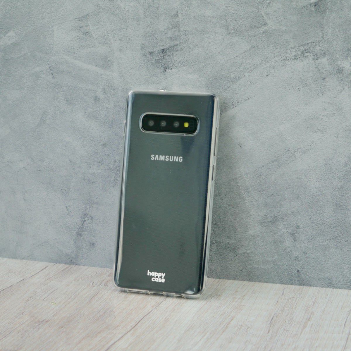 HappyCase Galaxy S10 Plus Flexibel TPU Hoesje Clear Print afbeelding 3