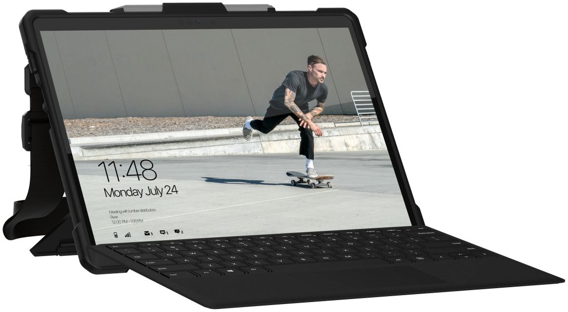 Urban Armor Gear Plasma Microsoft Surface Pro X Hoes Ice afbeelding 3