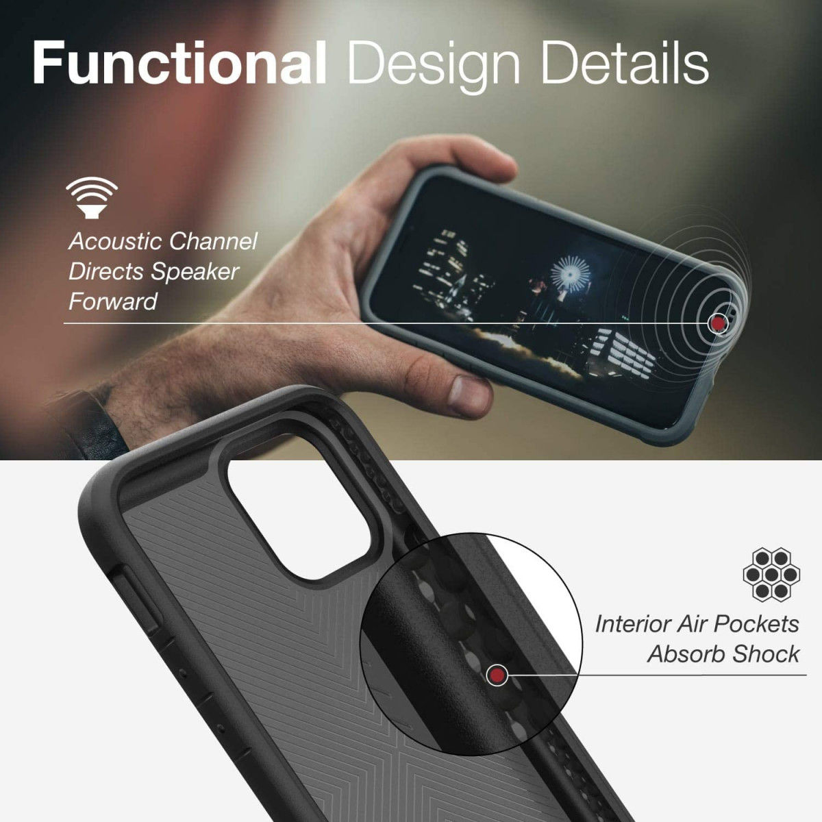 Raptic Prime Apple iPhone 11 Pro Hoesje Bruin afbeelding 14