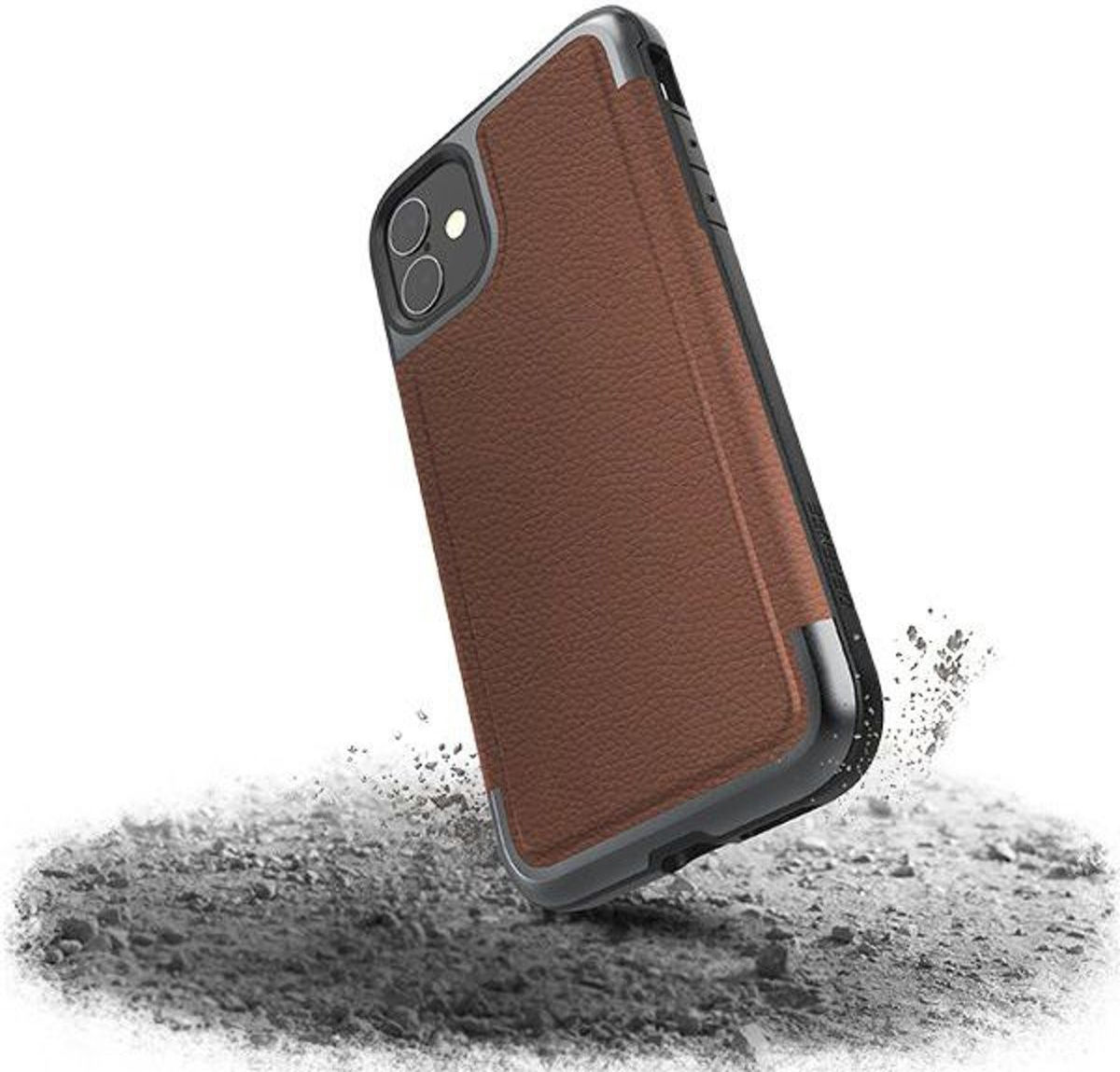 Raptic Prime Apple iPhone 11 Hoesje Bruin afbeelding 2