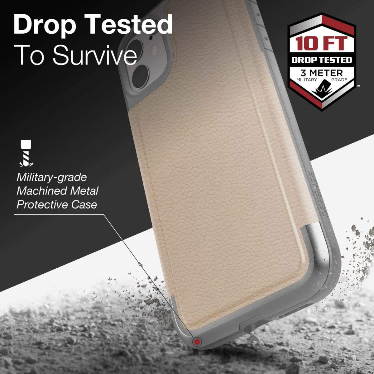 Raptic Prime Apple iPhone 11 Hoesje Beige afbeelding 14