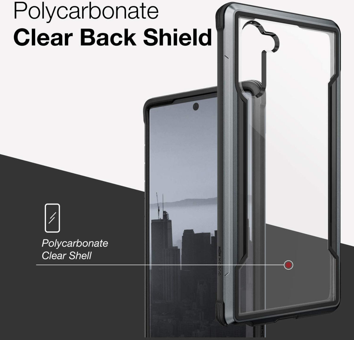 Raptic Shield Samsung Note 10 Plus Hoesje Militair Getest Zwart afbeelding 5