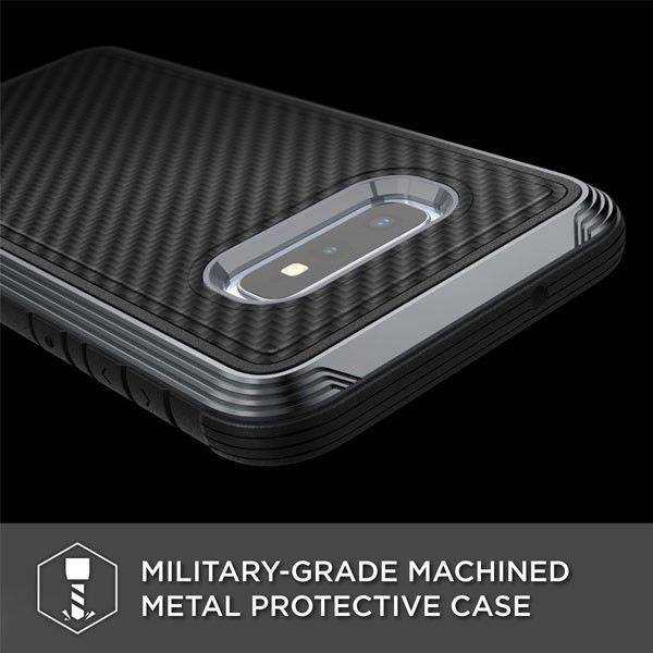 Raptic Lux Samsung Galaxy s10e hoesje carbon fiber zwart afbeelding 8