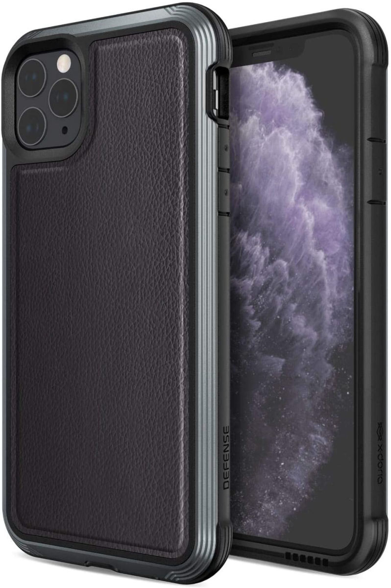 Raptic Lux Apple iPhone 11 pro max hoesje leather zwart afbeelding 1