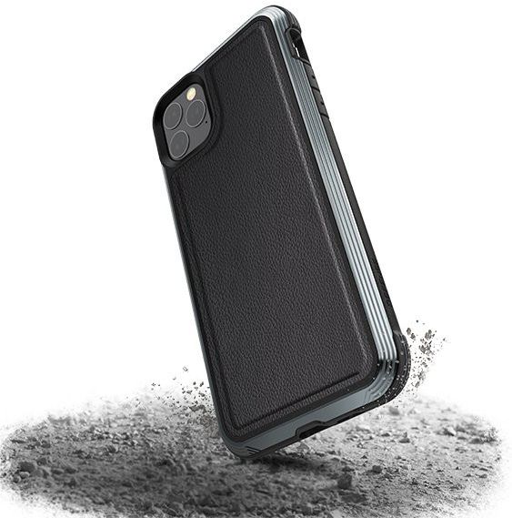 Raptic Lux Apple iPhone 11 pro max hoesje leather zwart afbeelding 7