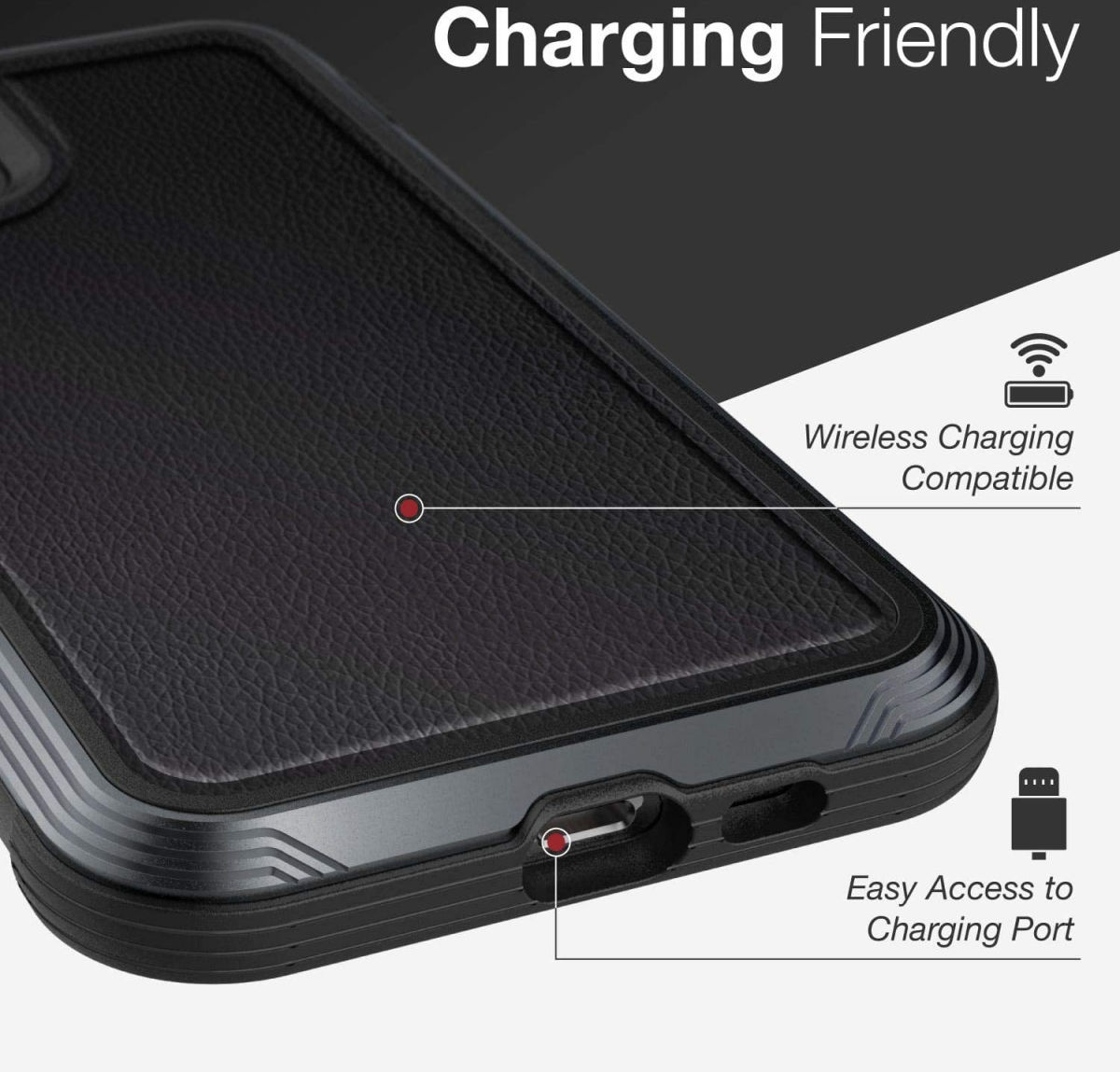 Raptic Lux Apple iPhone 11 pro hoesje leather zwart afbeelding 12