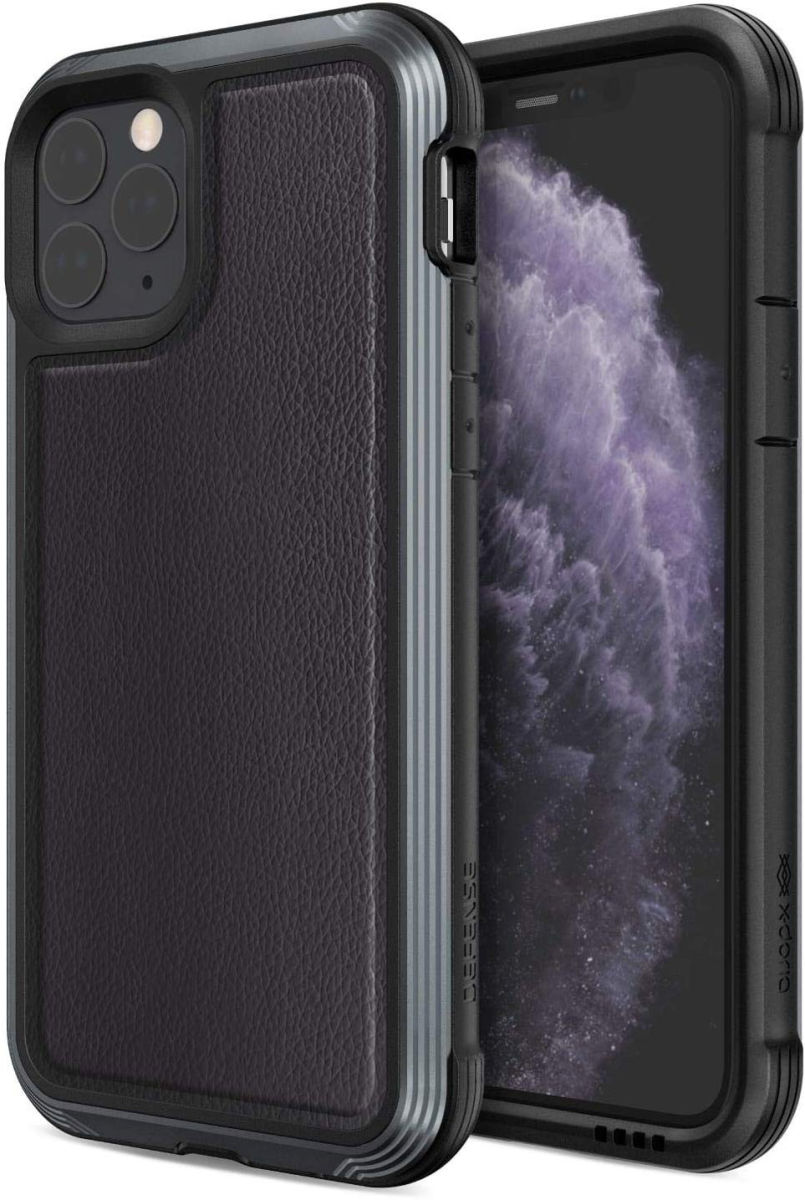 Raptic Lux Apple iPhone 11 pro hoesje leather zwart afbeelding 1