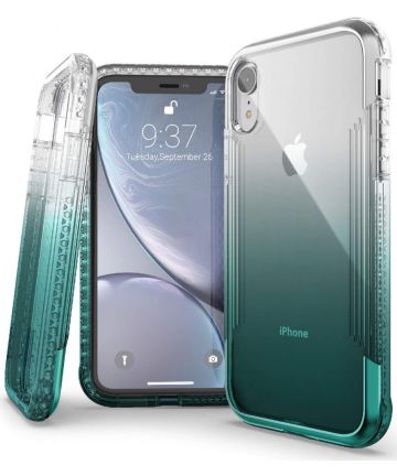 Raptic Air Apple iPhone XR hoesje transparant groen Hoesjes