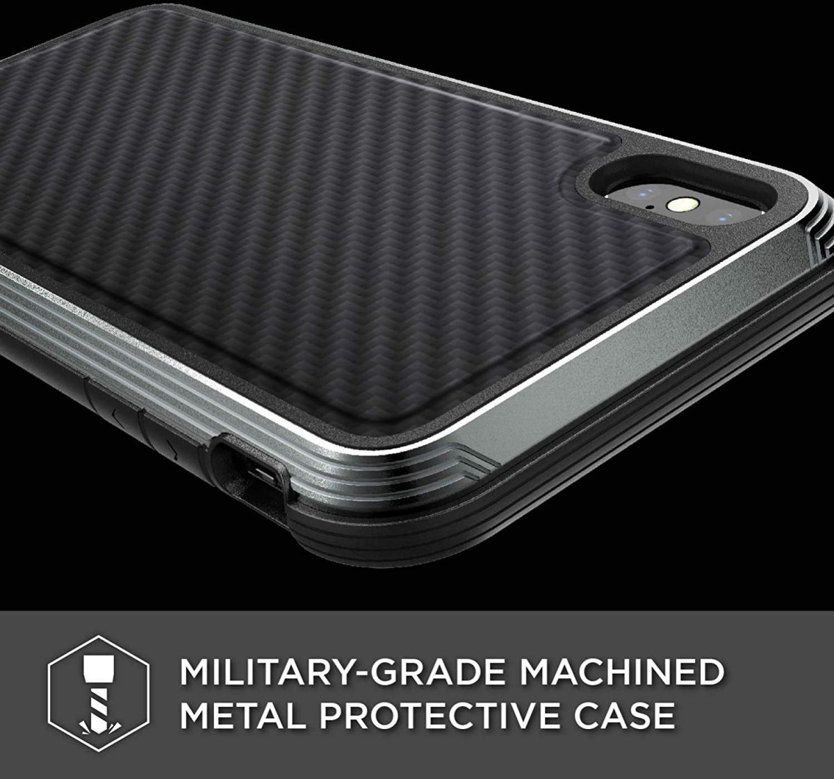 Raptic Lux Apple iPhone XS Max Hoesje Carbon Fiber Zwart afbeelding 8