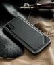 Raptic Lux Apple iPhone XS / X Hoesje Leather Zwart