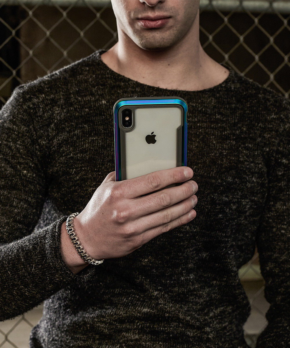 Raptic Shield Apple iPhone XS / X Hoesje Militair Getest 3M Iridescent afbeelding 6