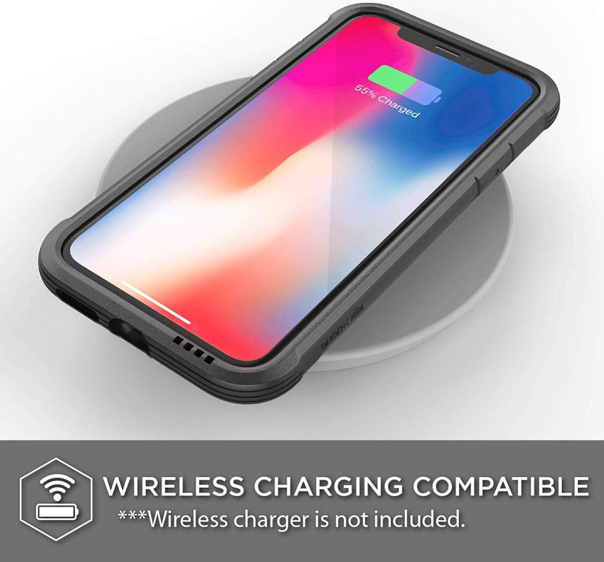 Raptic Shield Apple iPhone XS / X Hoesje Militair Getest 3M Iridescent afbeelding 11