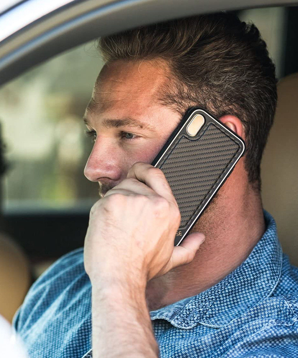 Raptic Lux Apple iPhone XS / X Hoesje Carbon Fiber Zwart afbeelding 7