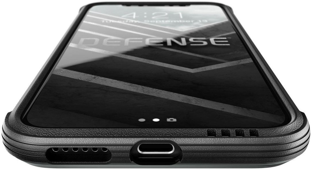 Raptic Shield Apple iPhone XS / X Hoesje Transparant/Zwart afbeelding 5