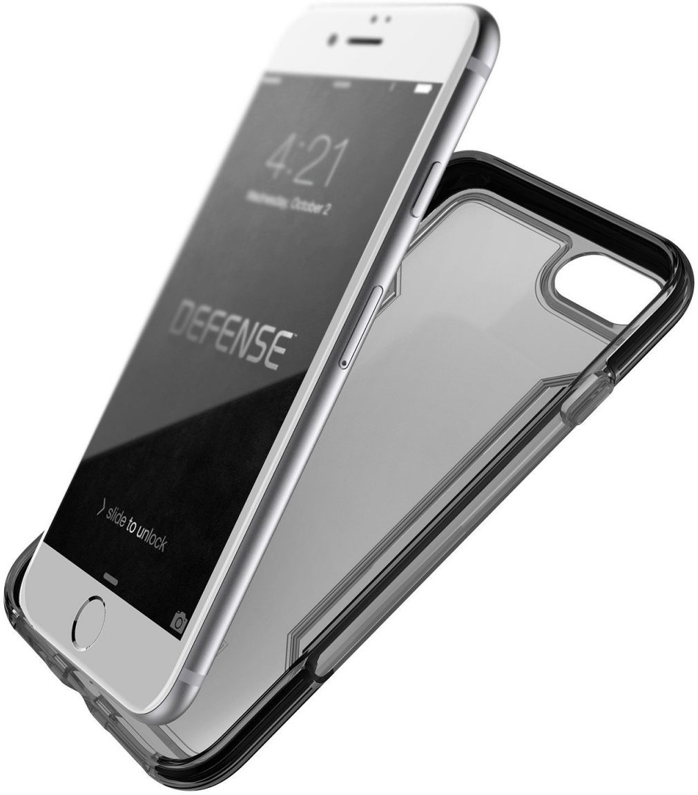 Raptic Clear iPhone 7/8/SE (2020/2022) Hoesje Transparant Zwart afbeelding 6