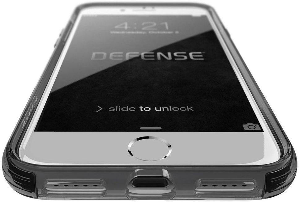 Raptic Clear iPhone 7/8/SE (2020/2022) Hoesje Transparant Zwart afbeelding 8