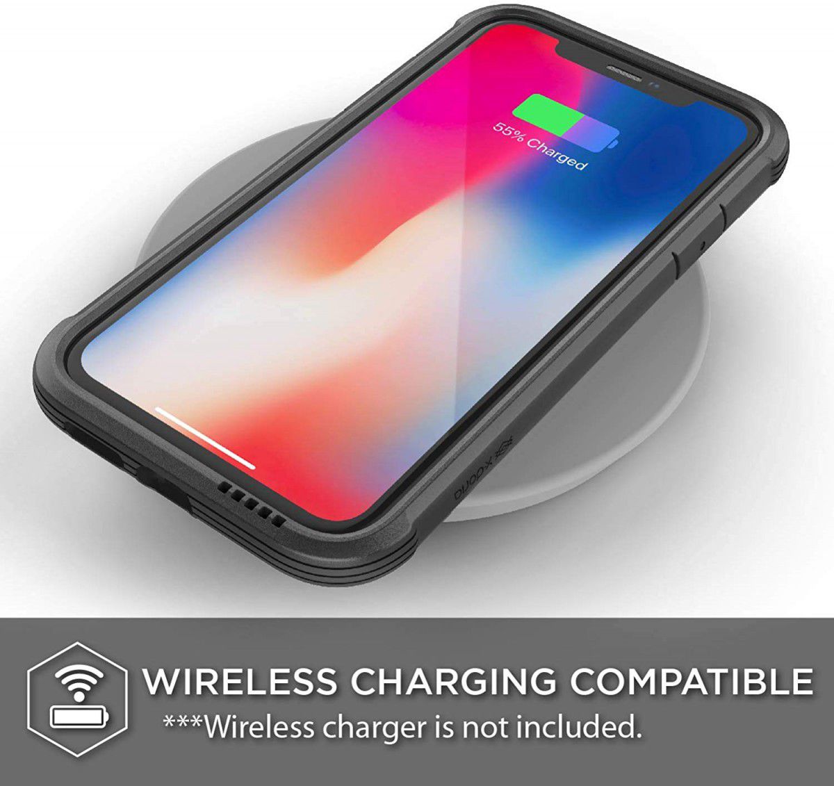 Raptic Shield Apple iPhone XR Hoesje Back Cover Transparant/Iridescent afbeelding 11