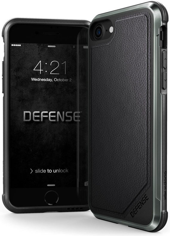 Raptic Lux Apple iPhone 7/8/SE 2020 Leren Hoesje Zwart afbeelding 1