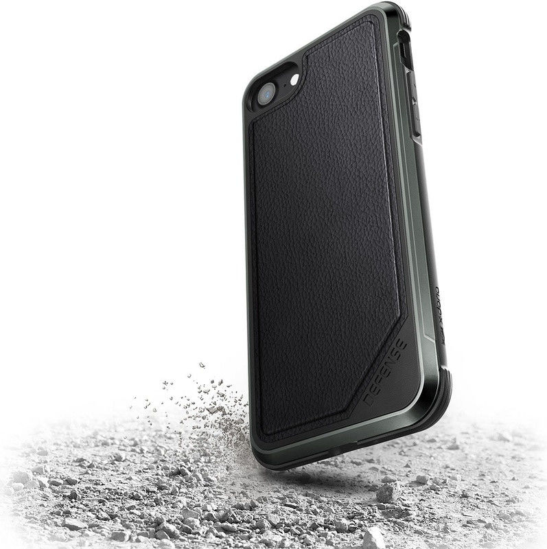 Raptic Lux Apple iPhone 7/8/SE 2020 Leren Hoesje Zwart afbeelding 2
