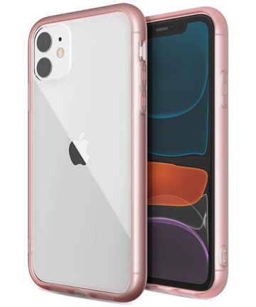 Raptic Glass Plus Apple iPhone 11 Hoesje Transparant/Roze Hoesjes